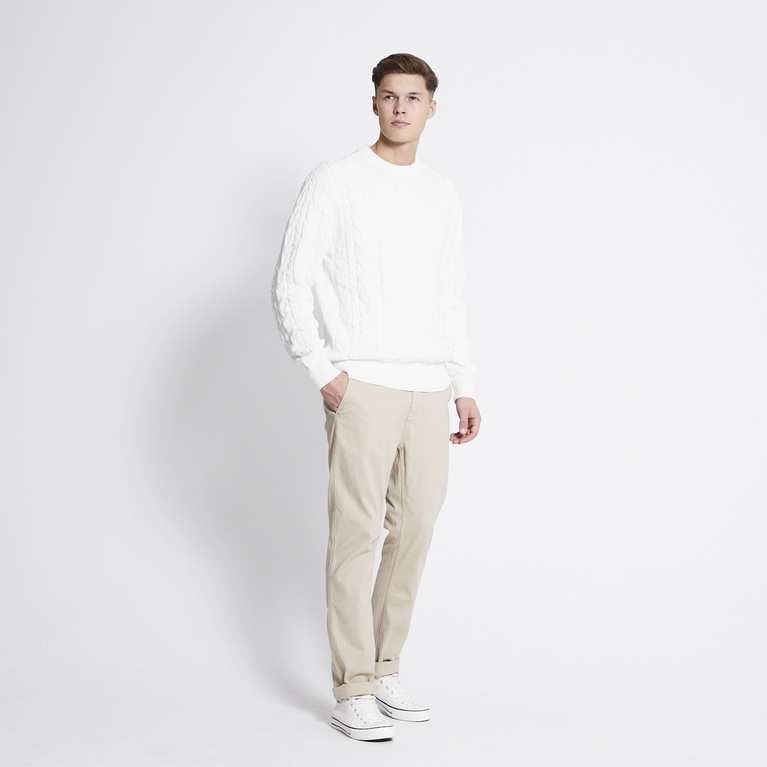 Cable-knit sweater "Tage" Offwhite 2